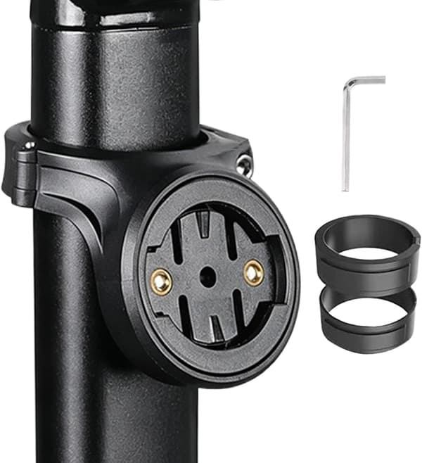 Seteklemme - lett erstatningsbrakett i nylon, sykkelsetemontering leveres med 2 avstandsstykker Comes with 2 spacers
