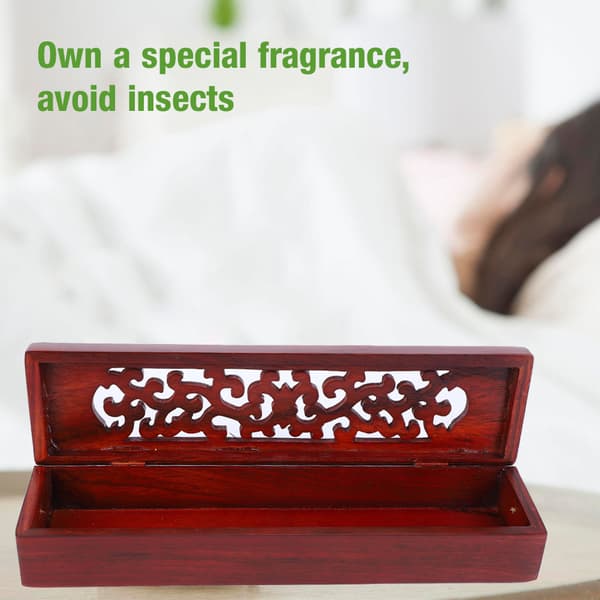 Vietnam Nanmu Incense Sticks Box Lying Incense Burner Assorted Hollow Incense Box (#1)