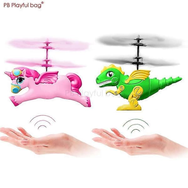 Ny Flygande Enhörning Sensor Flygplan Led Rc Enhörning Drönare Barn Suspenderade Leksaker Usb Laddning Gest Sensor Barn Presenter Ac59 (FMY)