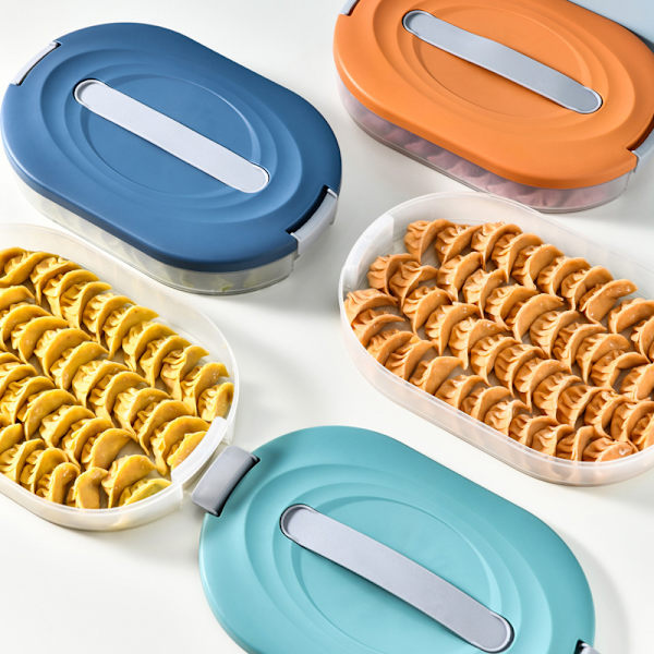 Household Wonton Dumpling Storage Box Multi-layer Food Grade Quick-freeze Box