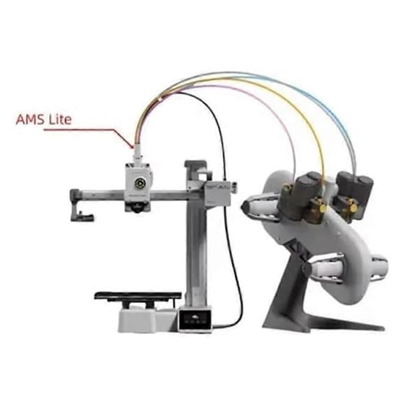 Til Bambu Lab 3D-printer AMS Lite Filament Hub Femvejs Komponenter Gear Flerfarvetryk til A1/A1 Mini Dele