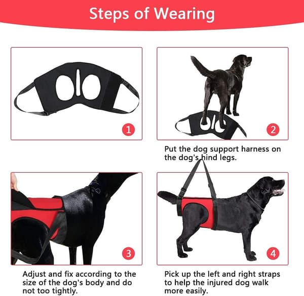 Dog Rear Leg Support Aid, Harness for Dogs with Walking Difficulties