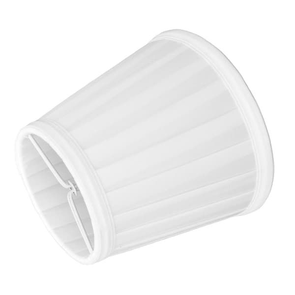 2 Pcs Small Lampshades Durable Smooth Exquisite Light Safe Comfortable Table Lampshades0205 White