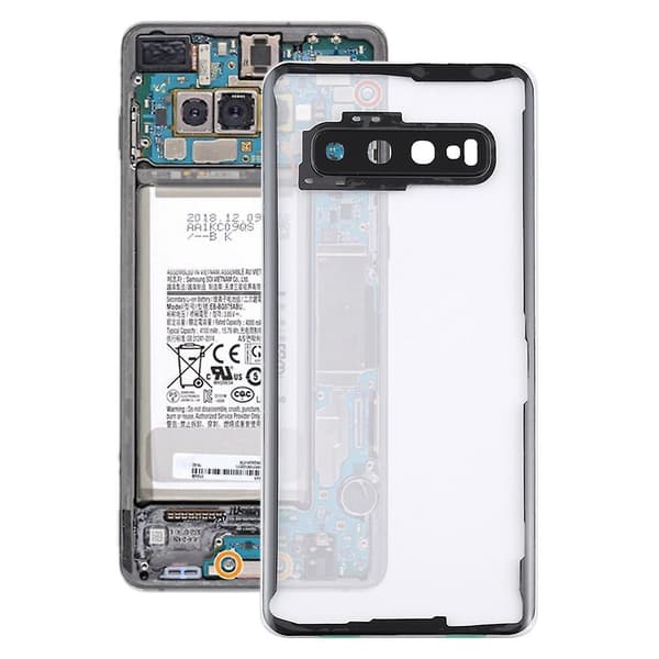 Transparent Batterilucka för Samsung Galaxy S10