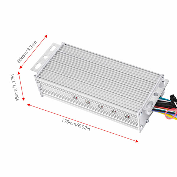 Vandafvisende LCD-displaypanel Elektrisk cykel E-cykel Scooter Børsteløs Controller Kit (1000W 60V)