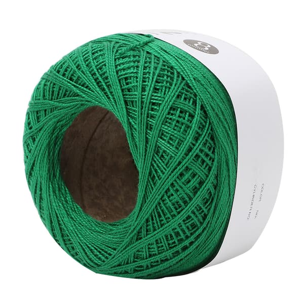 Lace Yarn Cotton Hand Crocheted Summer Silk Light Thin Line (6623 Dark Green)
