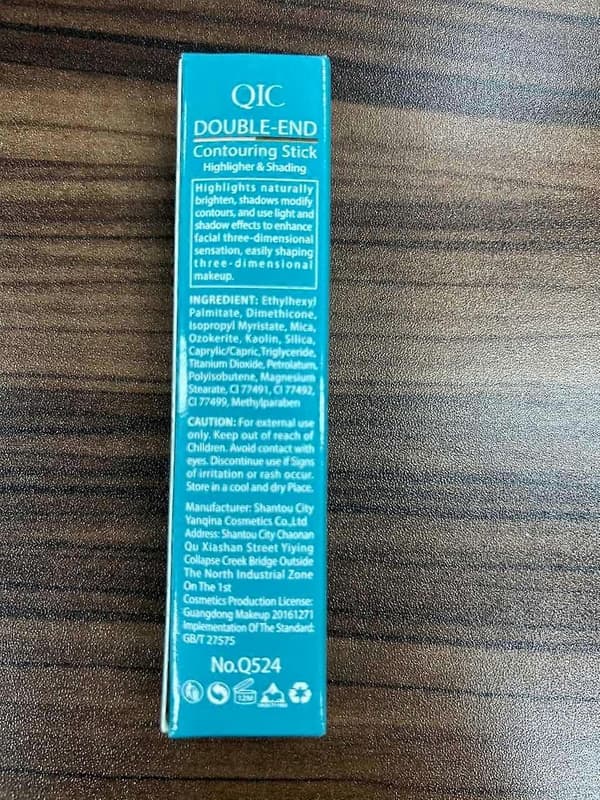 2 Pcs Dual-Ended Cream Contour Stick 2-in-1 Blendable Face Shaping Highlighter 02&03