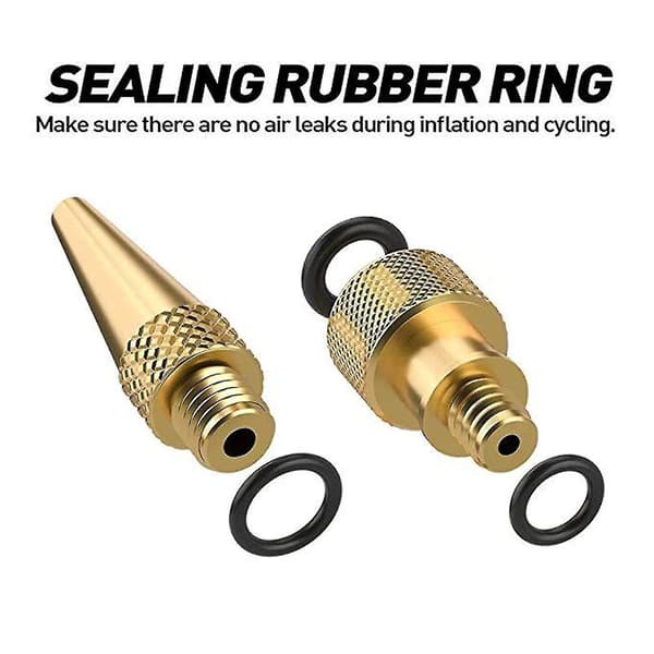 Cykelpump Ventiladapter 14 st. Luftpumptillbehör med 10 st. Packningar