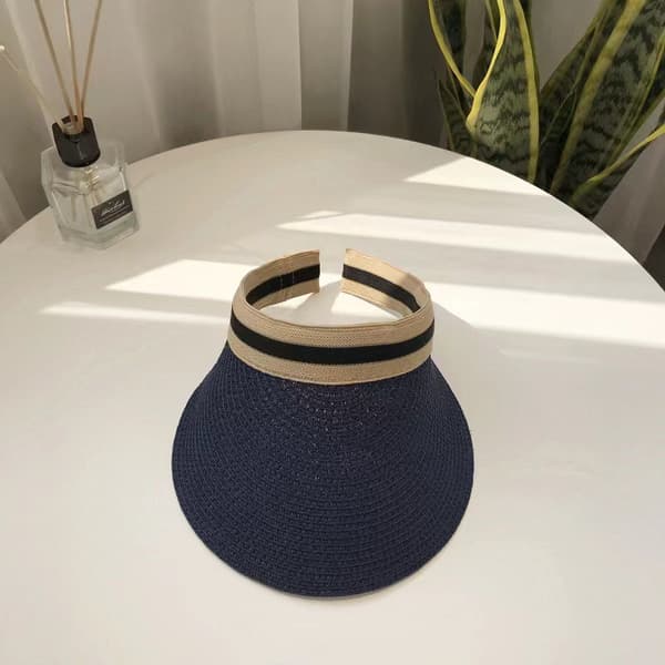Women's Large Brim Beach Straw Golf Sun Hat Summer Cap