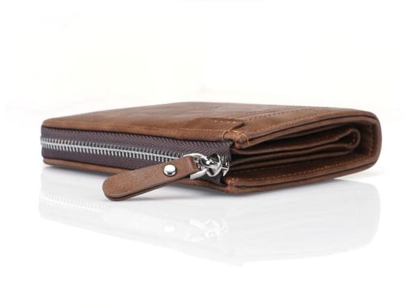 Plånbok med RFID-blockering \"Zip Wallet\" Svart Svart one size