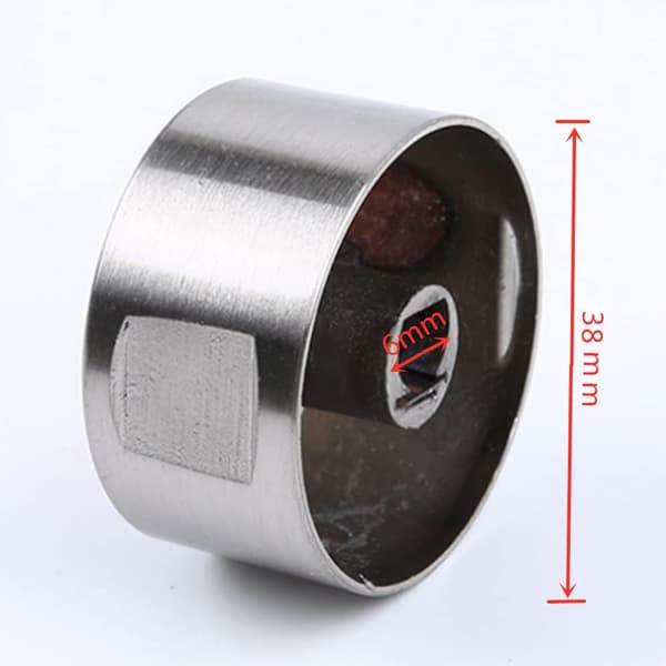 Sæt med 4 kontrolknapper i aluminiumslegering til gaskomfur