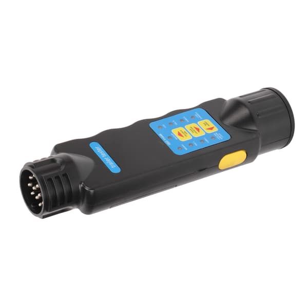 Trailer Tester 12V 13-polet trailerlysstik, stik, ledningsnet, testdiagnoseværktøj, modstandstest, fejldetektering til campingvogn, trailer