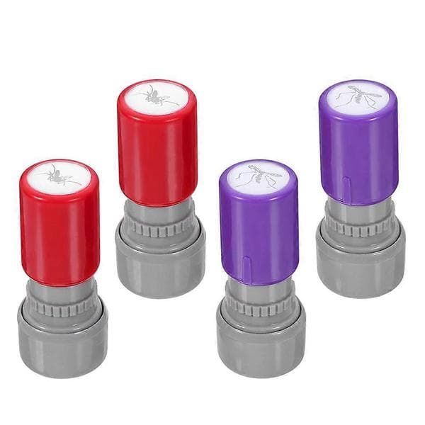 Mosquito Stamp 4-piece Self-Inking Prank Toy Set for Kids