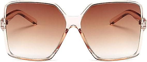 Overdimensionerede Firkantede Solbriller til Kvinder Store Brede Modebriller til Mænd 100% UV-Beskyttelse Unisex
