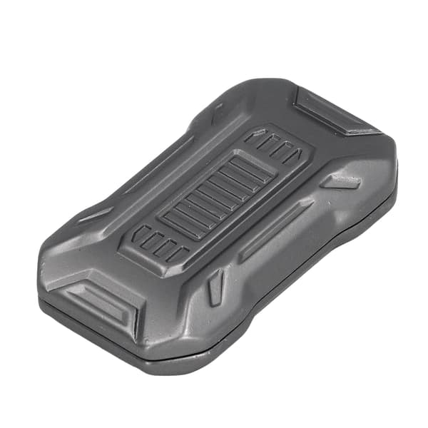 Push Card Slider Magnetisk Push Card Zinklegering Sprød Lyd Stresslindring Udsøgt Mønster Slider Legetøj Grå