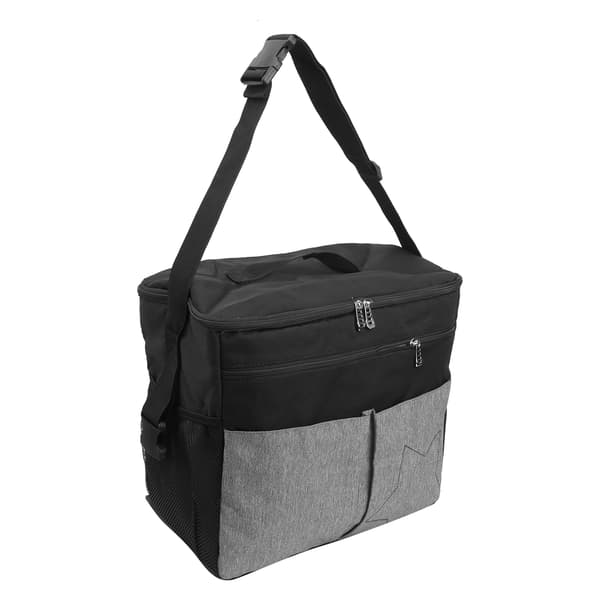 Mamma Messenger Bag Large Capacity Stroller Hanging Organizer Waterproof Handbag Black