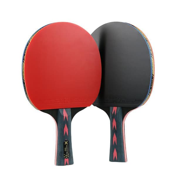 2 kpl hiilikuituinen pingpong-maila, jossa on korkea elastisuus, pingpong-maila, pingpong-varusteet