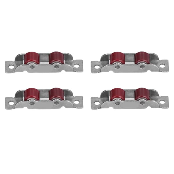 4-pack Sliding Window Wheels with Screws Double Wheel Sliding Window Door Rollers Hardware