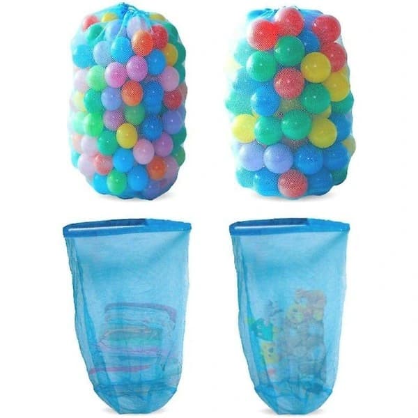 Ball Pit Storage Net Toy Storage Toy Bag Storage Bag, Holds 200 6cm Navy Blue