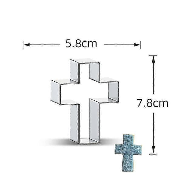 15 stk. religiøse kageforme med korsform, kristne kageforme