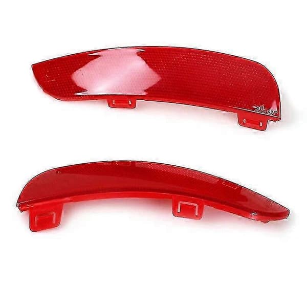Red Rear Bumper Reflector Lamp Compatible with Volvo S40 V50 2008-2015-FA-