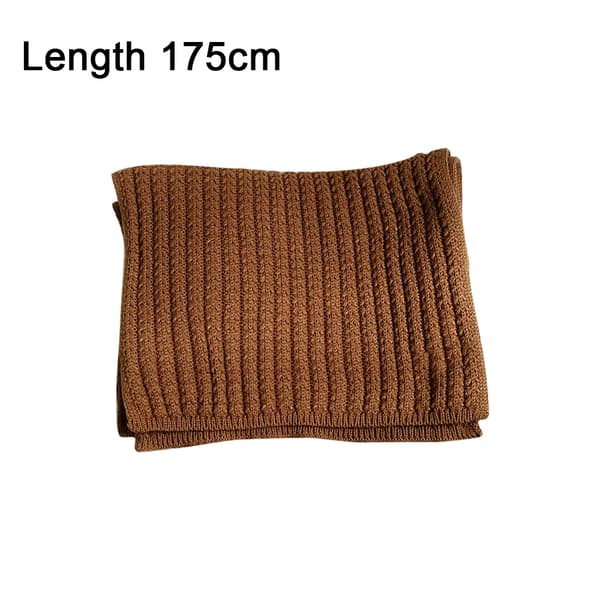 Strikket uendelighedsscarf til damer, tyk varm cirkelscarf