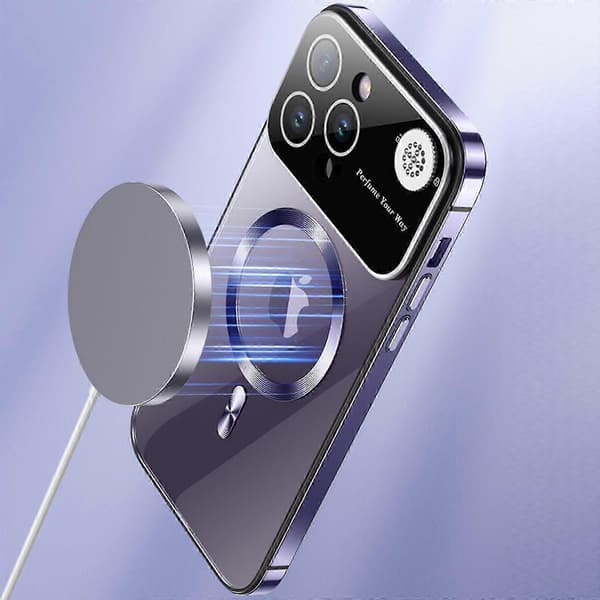 Cover til iPhone 15 Plus, Magnetisk Aromaterapi Telefoncover, Magnetisk Cover Aromaterapi Telefoncover (FMY) blå blue