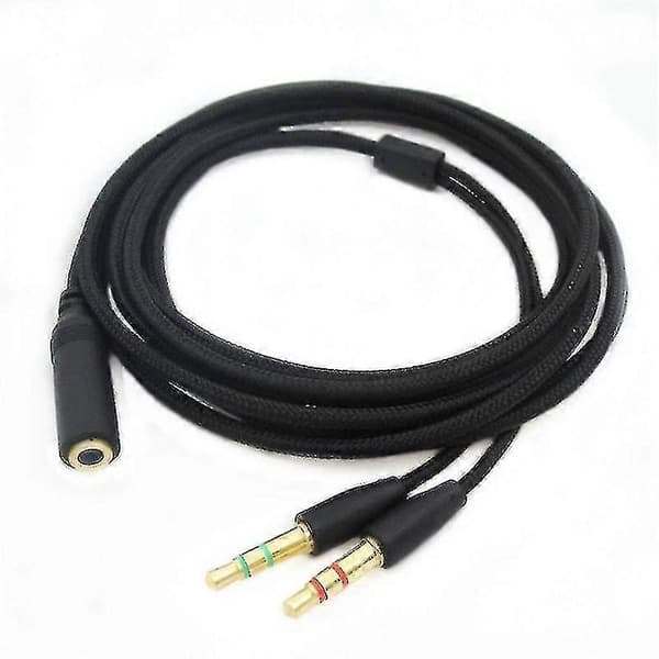 Til Razer Hovedtelefon Lydkabel Hovedtelefon Adapter Splitter Headset Mikrofon Til Razer Electra/Kraken