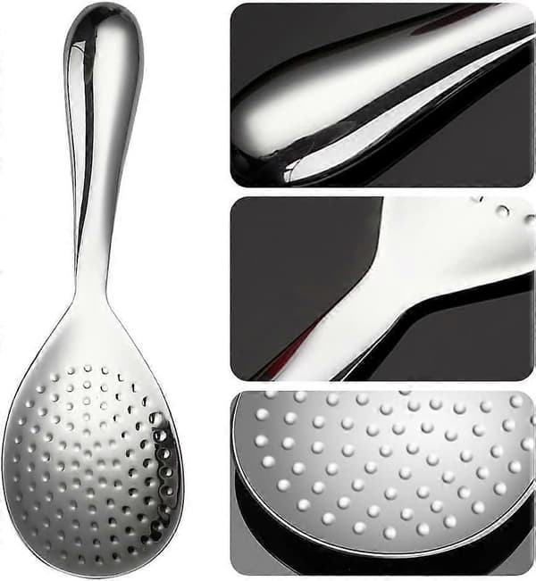Ris Sked Rostfritt Stål Ris Spade Skopa Non-Stick Ris Sked Köksredskap för Fester Middagar Kök Restaurang