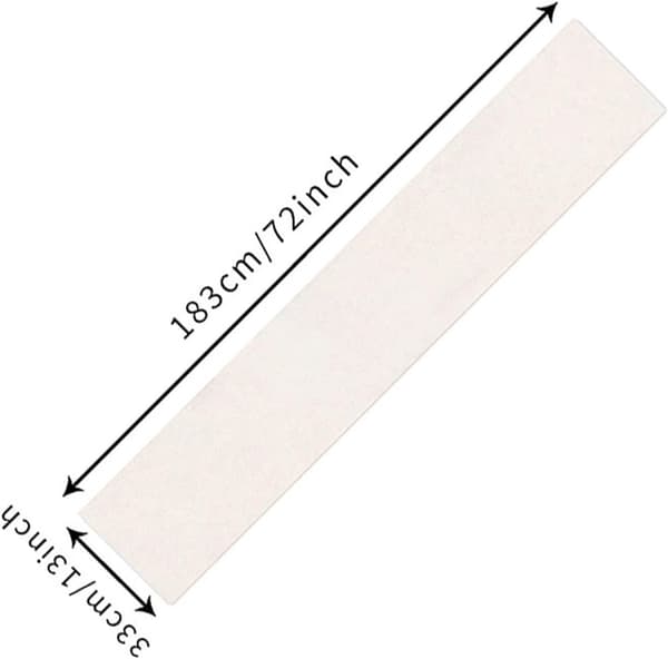 Easter Table Runner 183x33cm - Trendy Easter Bunny, Flowers & Easter Eggs Table Decoration Spring Decoration for Party & Home-FM-