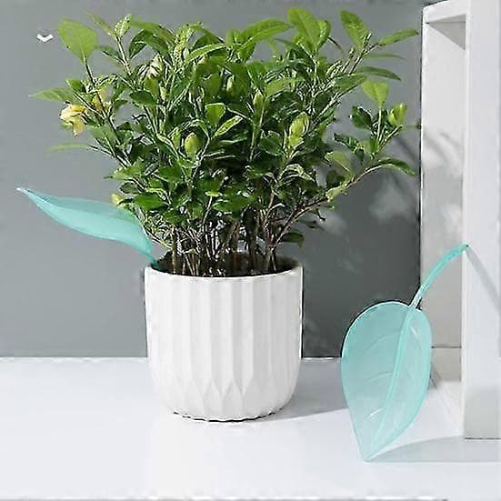 12 Pcs Leaf-Shaped Self-Watering Plant Inserts Watering Spikes Easy