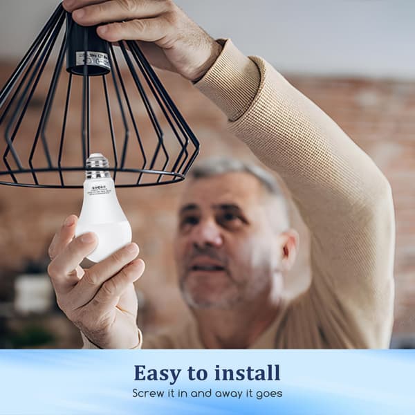 A60 E27 LED-lampa Kallvit 6500K - 10W A60 Globlampor - 1600 lumen - CRI ≥ 80 - Ej dimbar - 7-pack