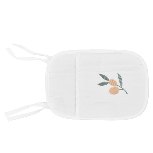 Crib Organizer Hanging Soft Comfortable Breathable Portable Storage Accessory for Diapers Pacifiers Olive Small