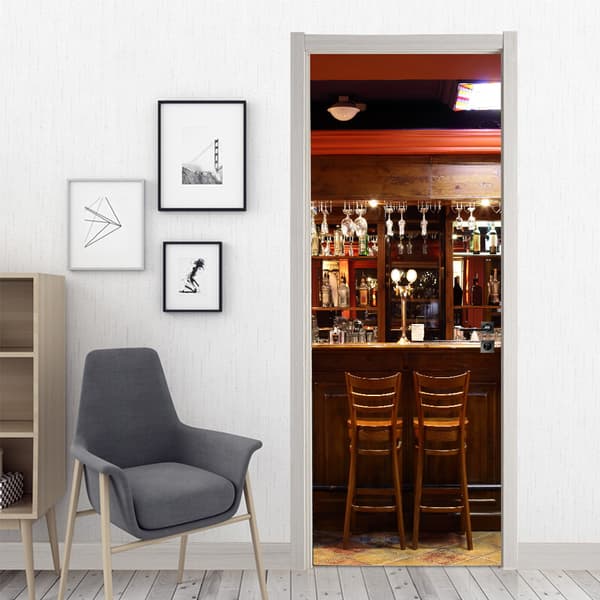 StyleF 95x215cm 3D-ovitarra viinikellari valokuva seinämaalaus Trom