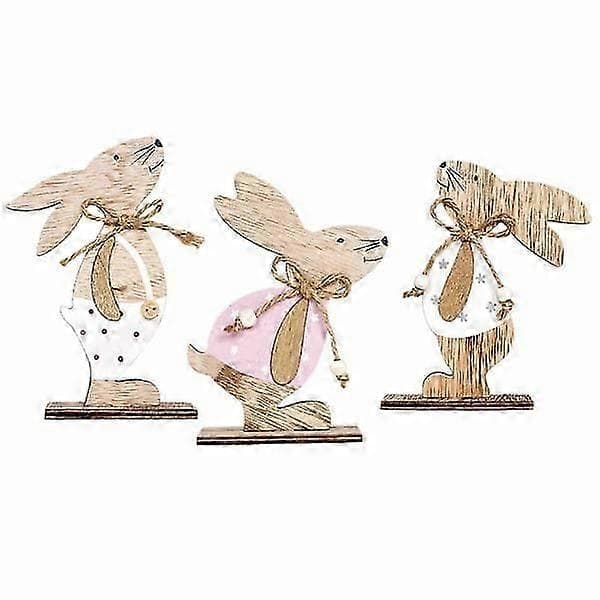 Easter Decorations Wooden Ornaments Craft Gifts