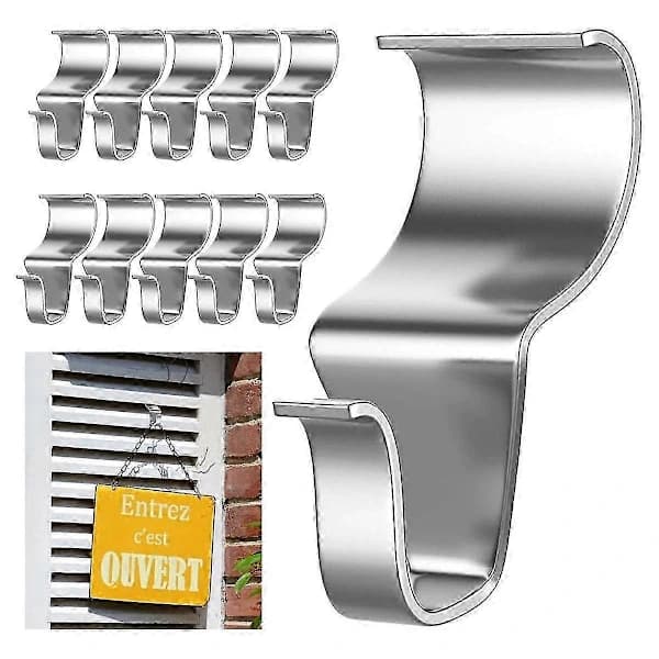 Vinyl Siding Hooks for Outdoor Hanging, Upgraded Heavy Duty Hooks for Siding 30 Pcs