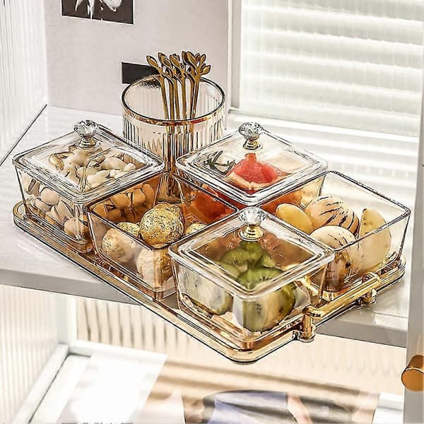 Glass Comment Fruit Plate Bar Plate Hold Fruit Dried F