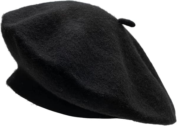 Sort dame fransk stil basker kvalitet dame piger hatte en si