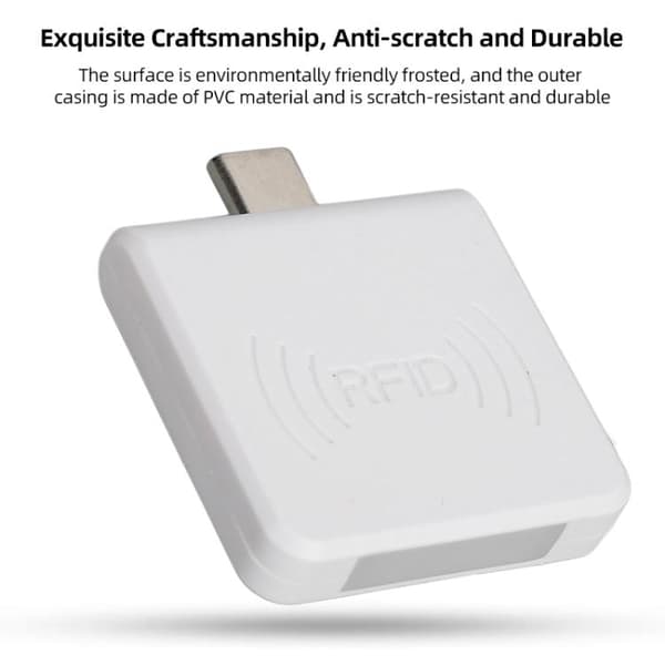 RFID-leser 13.56MHz / 14443A med USB-C-kontakt