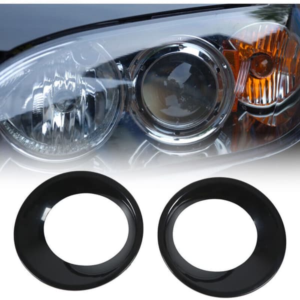 Pair Front Bumper Fog Light Cover Ring Trim 51113423789 Replacement for X3 E83 2007-2010