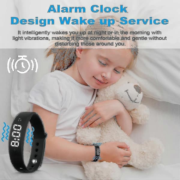 Vibrating Alarm with Countdown Timer, Vibration Alarm Clock, Waterproof Vibration Alarm Reminder Watch, Personal Alarms [DB]
