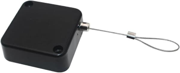 1/2/4-pack infällbara säkerhetskabellås med justerbar stålvajer i flera färger för elektronik