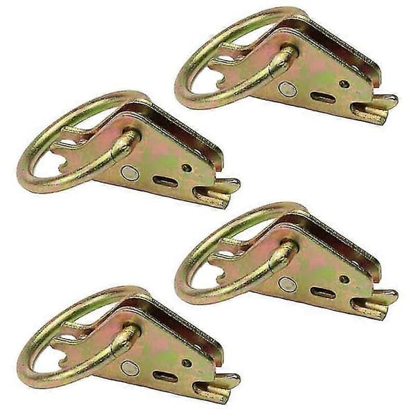 E-Track O-ring Fäste för E-Track Fästsystem, Säkra Last i Slutna/Flaksläp, Lastbilar (4-pack)