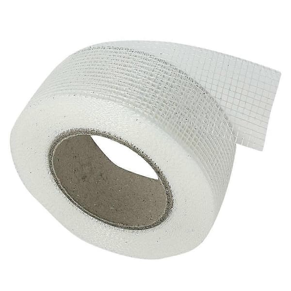 Selvklæbende hvid glasfibergittertape til revner og huller