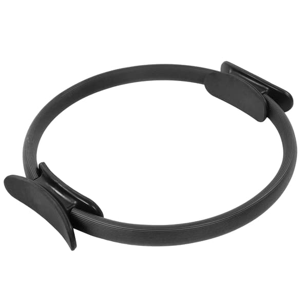 Yoga Ring Training Fitness Double Handle Exercise Circle Home Workout Equipment Black