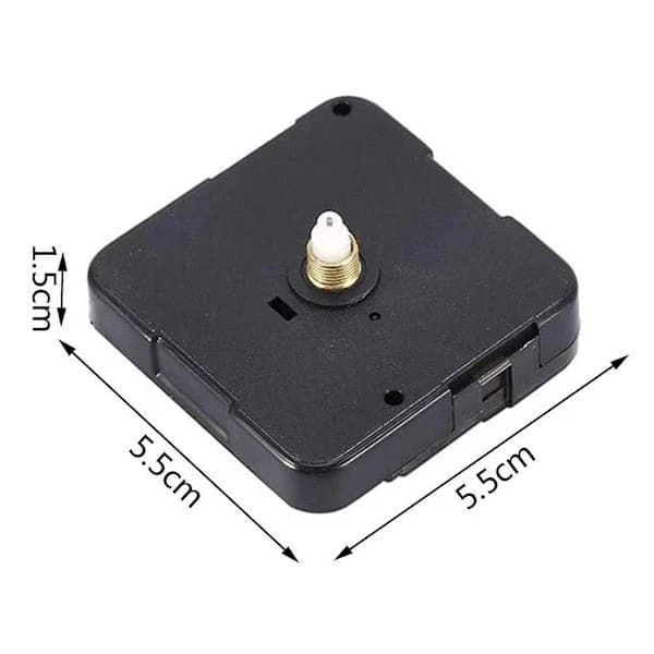 Silent Quartz Clock Movement for Wall and Desk Clocks, Repair and DIY Making 55 x 55 x 15 mm