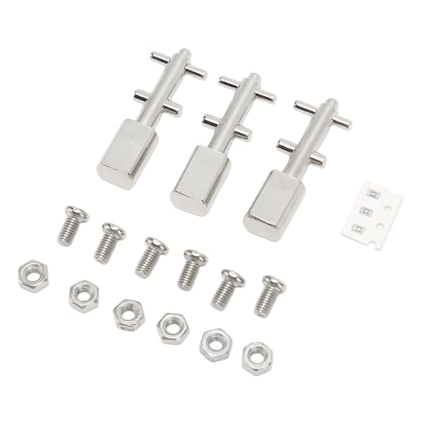 3 pcs rocker switch matte chrome plating heavy duty rocker switch with button for REVOX B77 B710 for STUDER A710 PR99