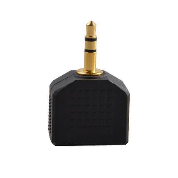 3,5 mm 1 til 2 Dobbelt Hovedtelefon Headset Y Splitter Kabel Ledning Adapter Jackstik