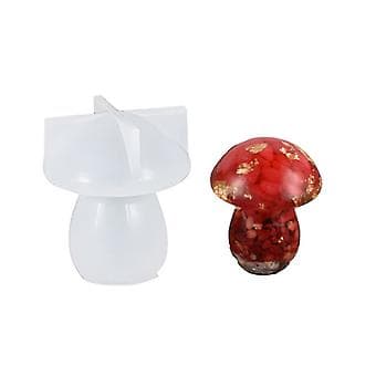 3D Svamp Ornament Silikoneform Harpiksform til DIY Håndværk Smykkeværktøj