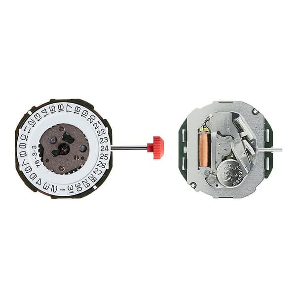 Quartz Movement with Battery, Date at 3 o'clock, Replacement for Miyota 2115 (FMY)